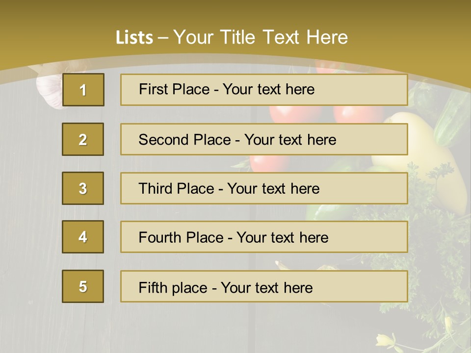Farm Salad Background PowerPoint Template