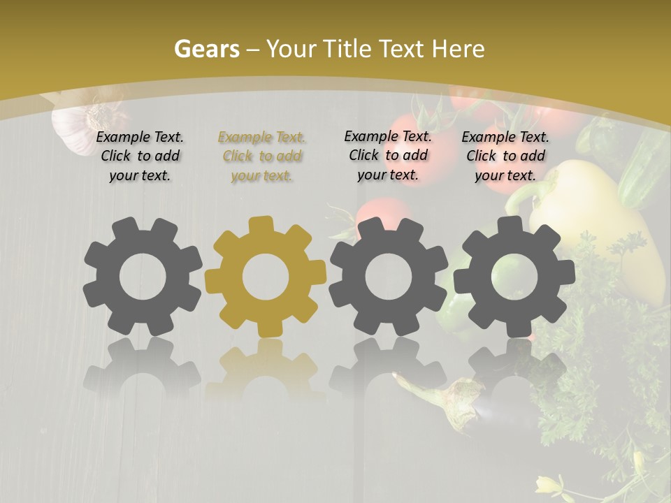 Farm Salad Background PowerPoint Template