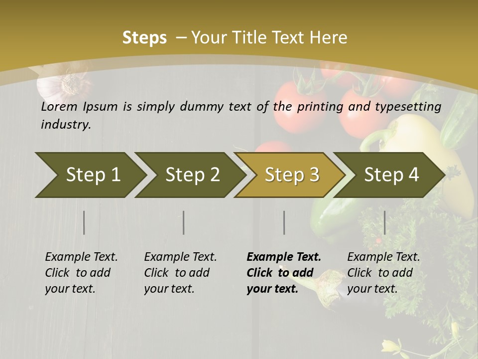 Farm Salad Background PowerPoint Template