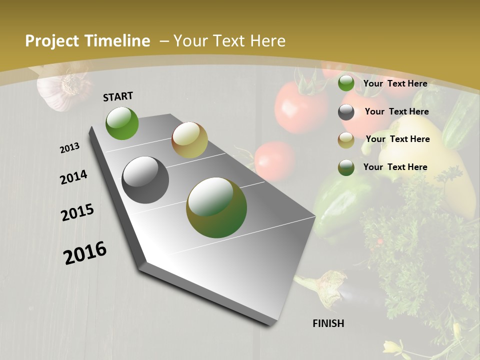 Farm Salad Background PowerPoint Template