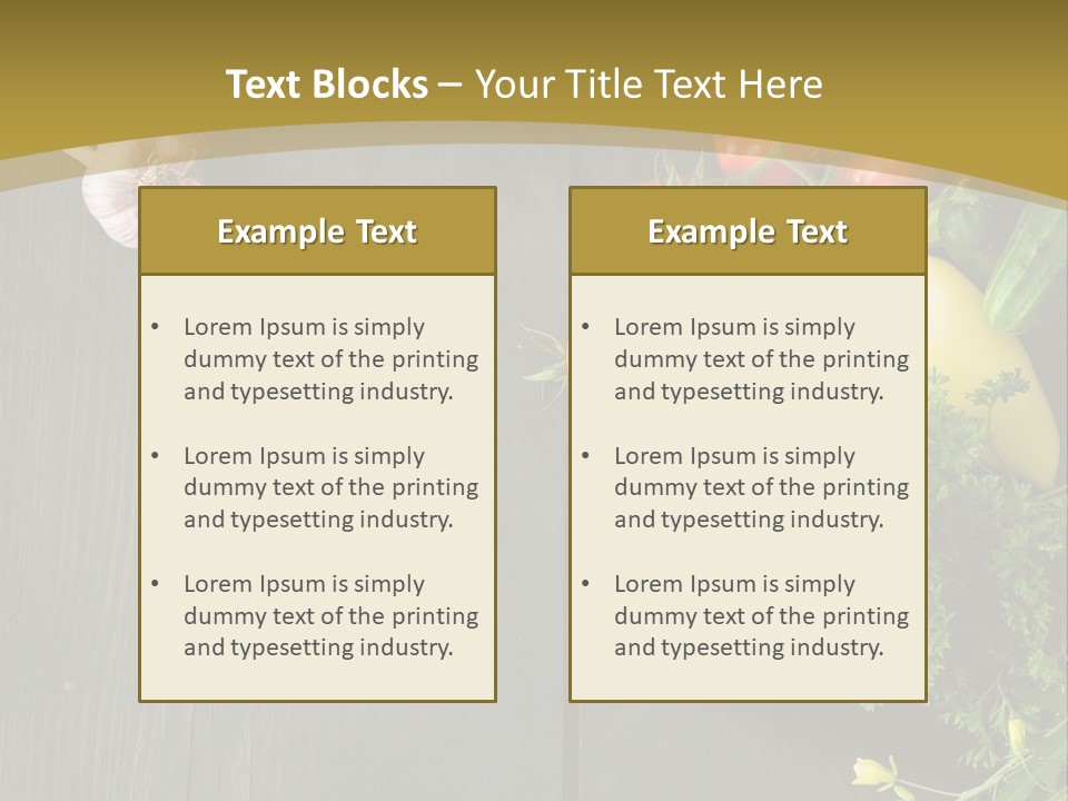 Farm Salad Background PowerPoint Template