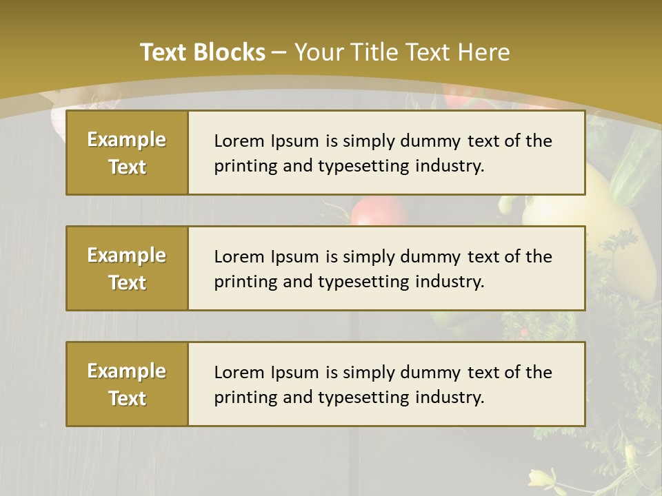 Farm Salad Background PowerPoint Template