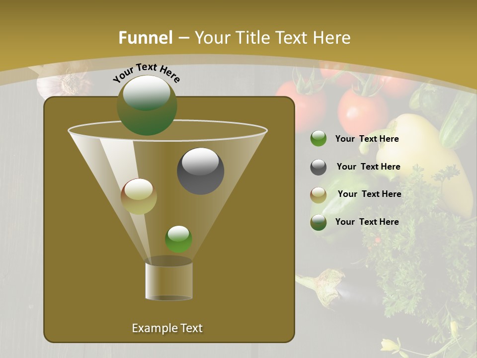 Farm Salad Background PowerPoint Template