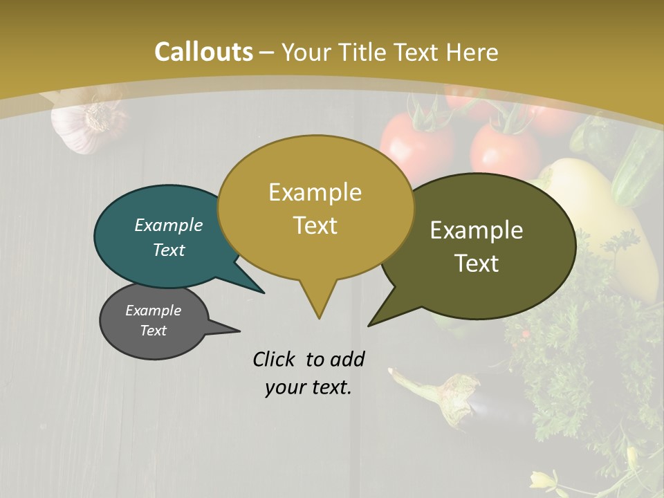 Farm Salad Background PowerPoint Template