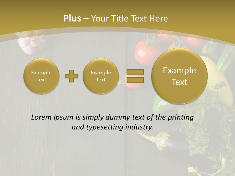 Farm Salad Background PowerPoint Template