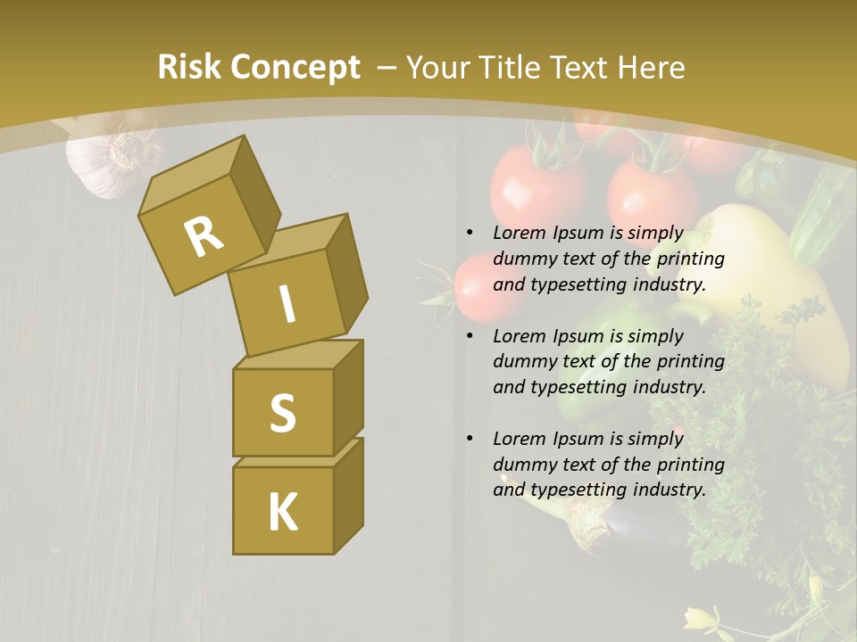 Farm Salad Background PowerPoint Template