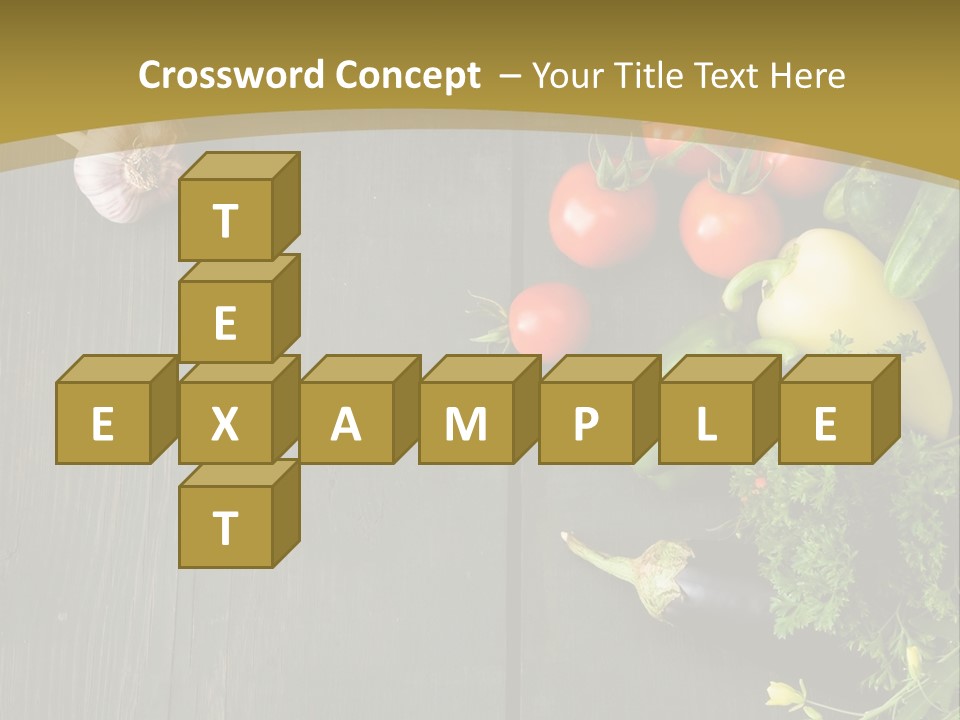 Farm Salad Background PowerPoint Template