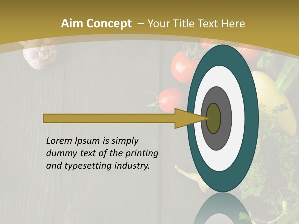 Farm Salad Background PowerPoint Template