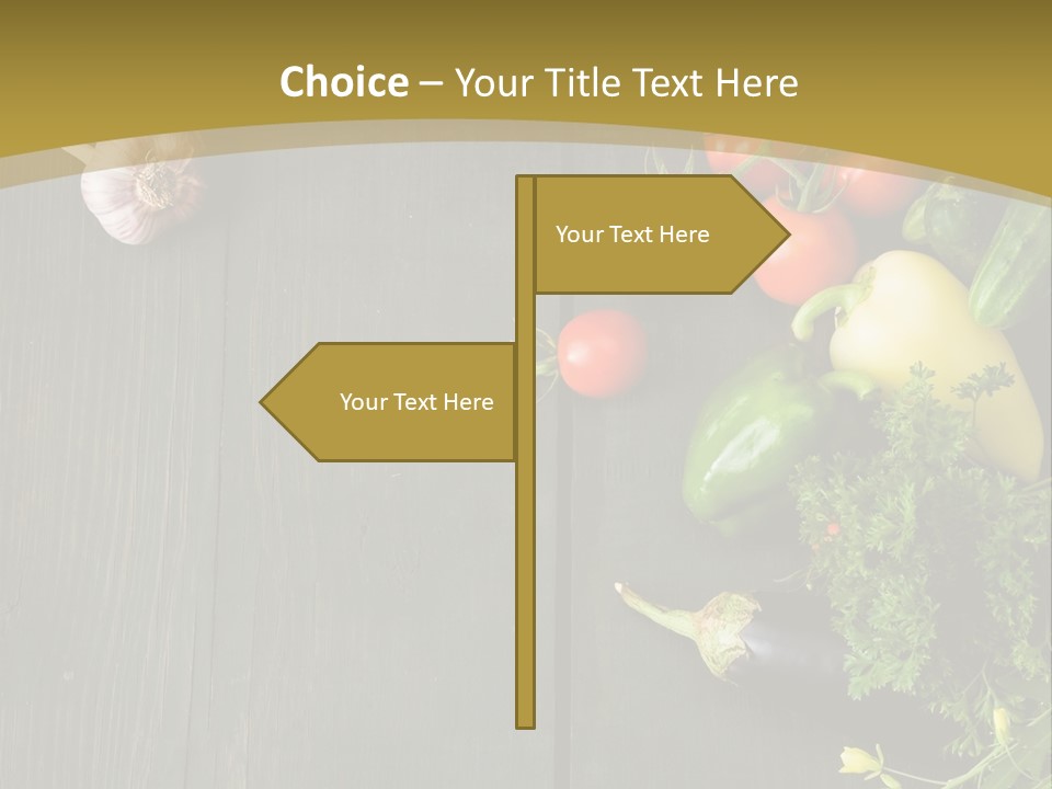 Farm Salad Background PowerPoint Template