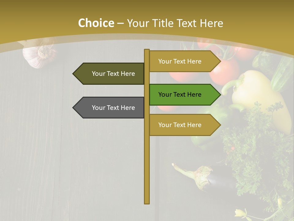 Farm Salad Background PowerPoint Template