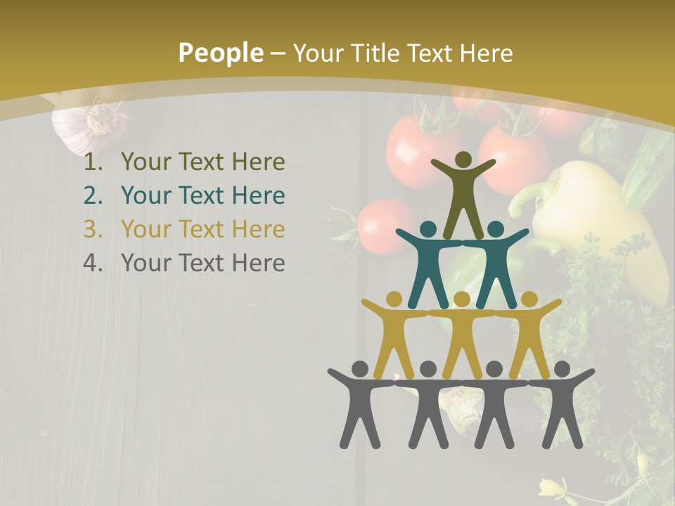 Farm Salad Background PowerPoint Template