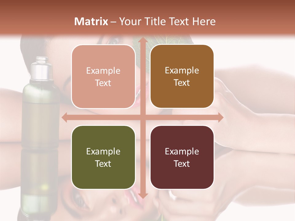 Care Natural Woman PowerPoint Template