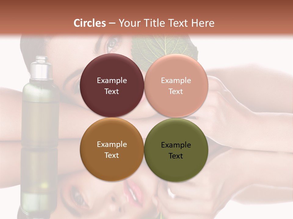 Care Natural Woman PowerPoint Template