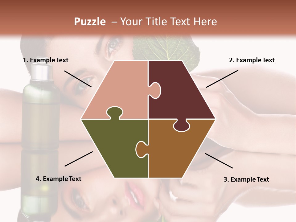 Care Natural Woman PowerPoint Template