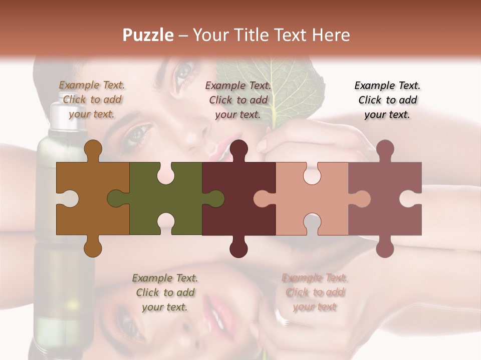 Care Natural Woman PowerPoint Template