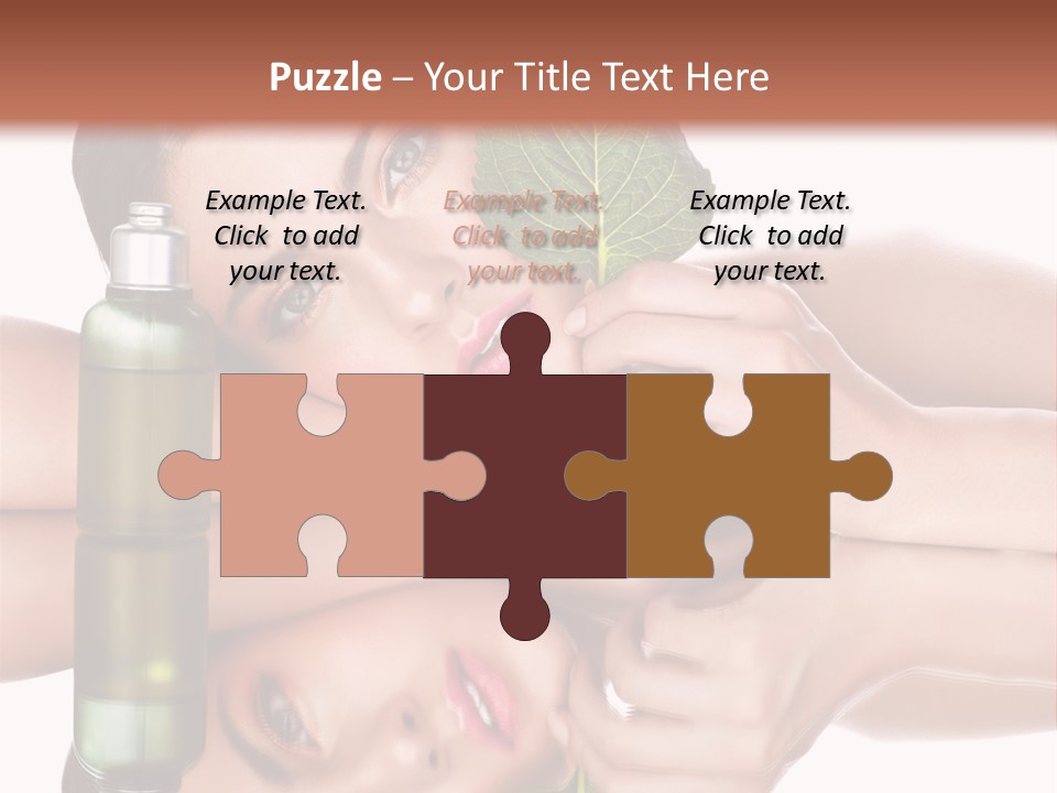 Care Natural Woman PowerPoint Template