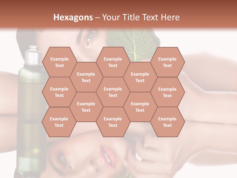 Care Natural Woman PowerPoint Template