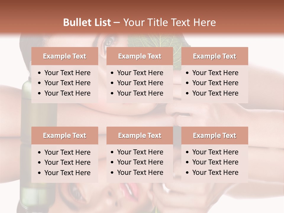 Care Natural Woman PowerPoint Template