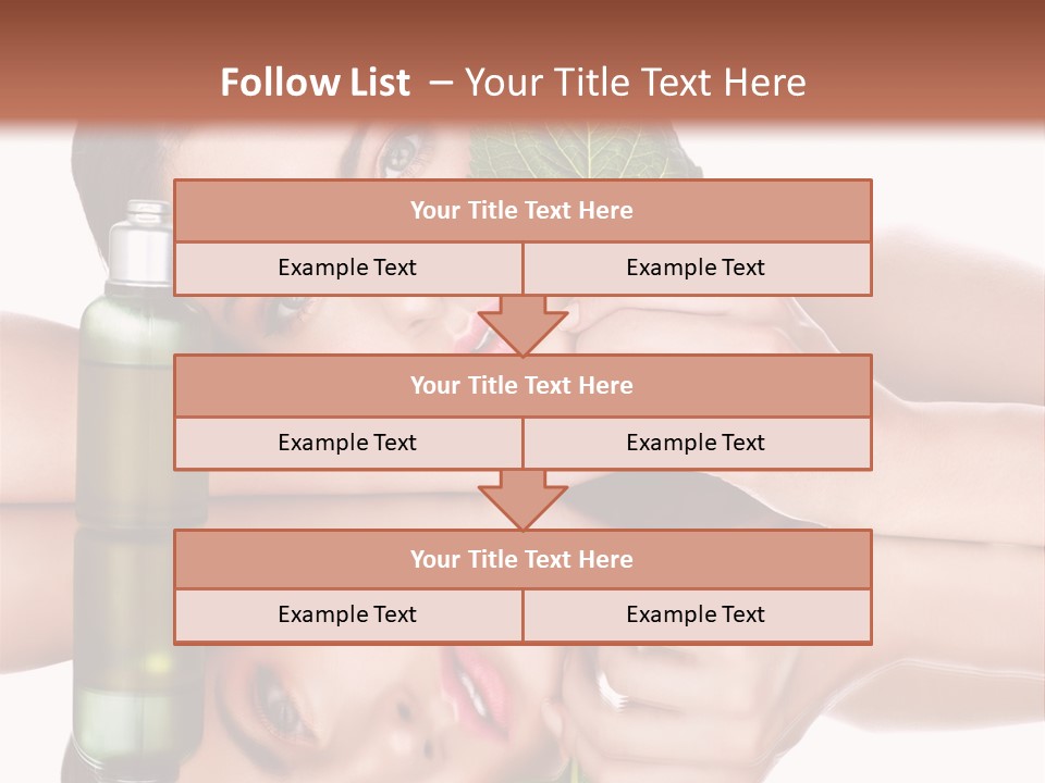 Care Natural Woman PowerPoint Template