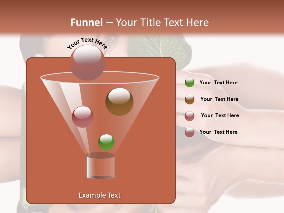 Care Natural Woman PowerPoint Template