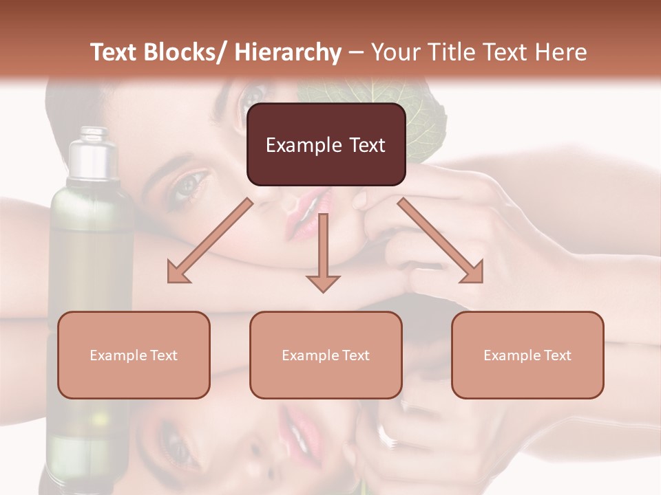 Care Natural Woman PowerPoint Template