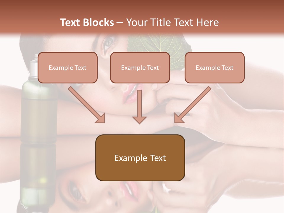 Care Natural Woman PowerPoint Template