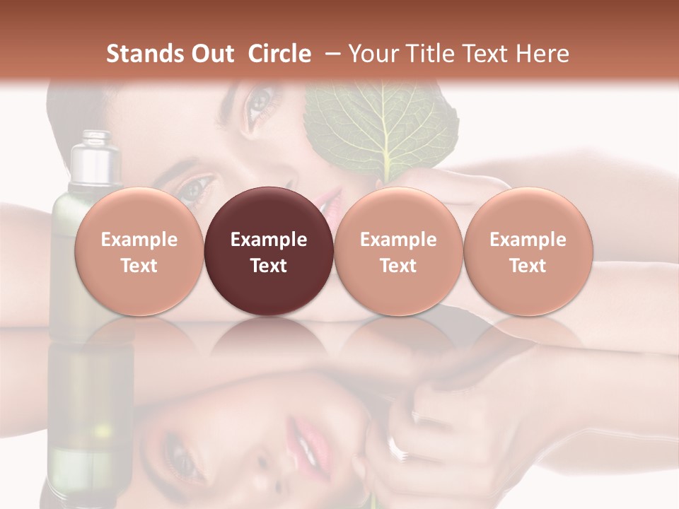 Care Natural Woman PowerPoint Template