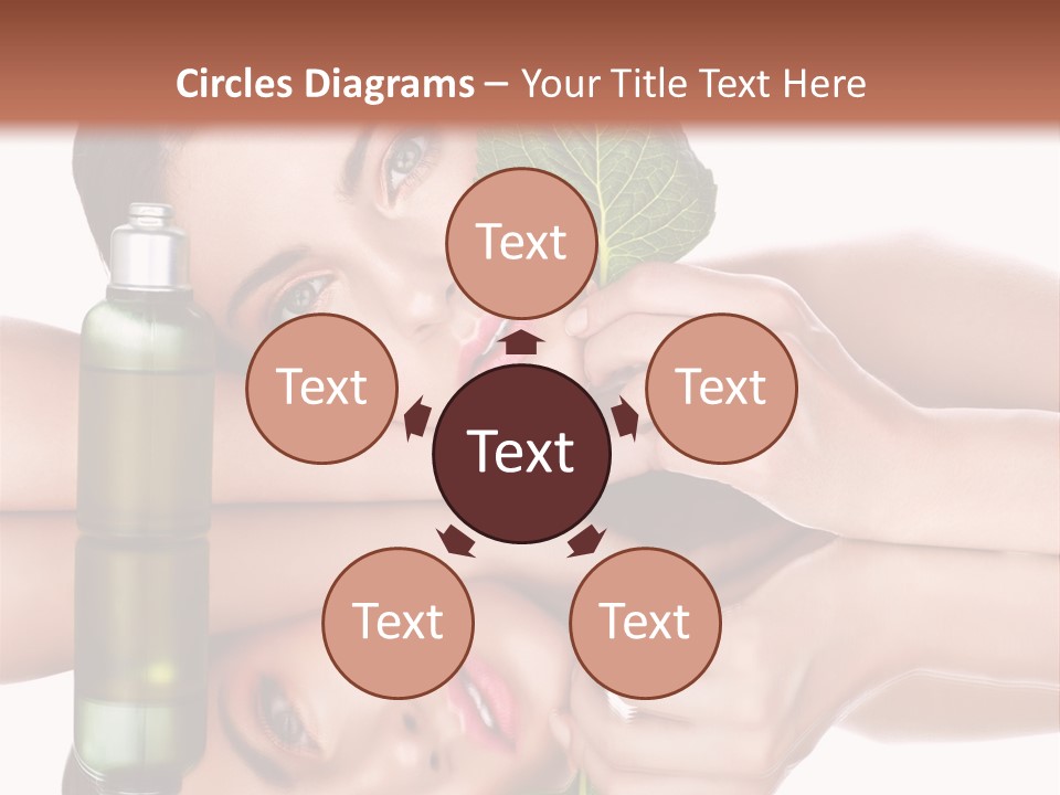 Care Natural Woman PowerPoint Template