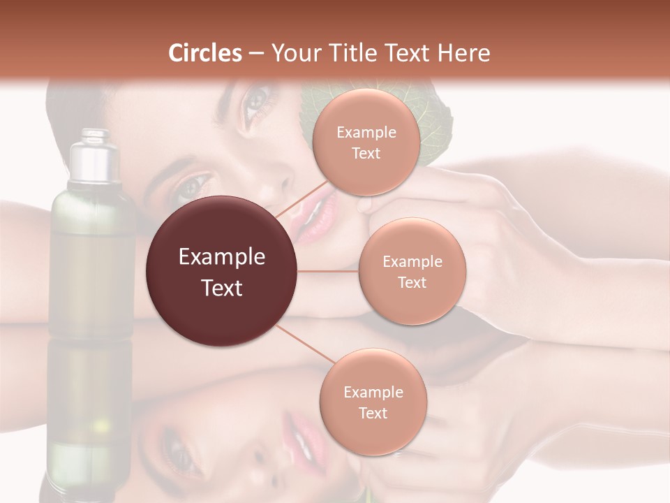 Care Natural Woman PowerPoint Template