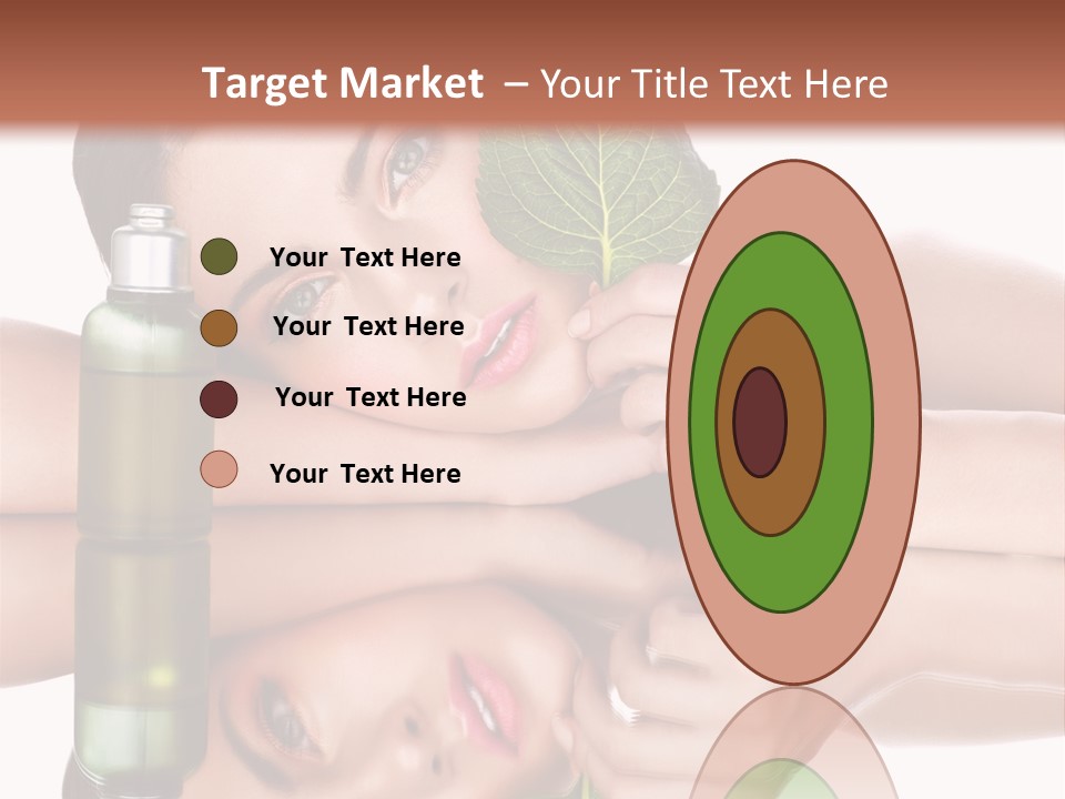 Care Natural Woman PowerPoint Template