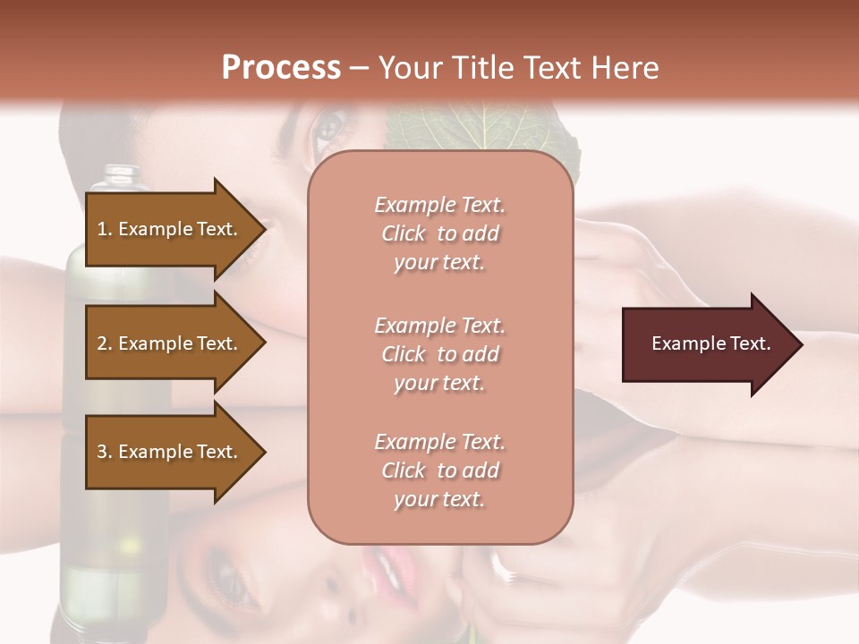Care Natural Woman PowerPoint Template
