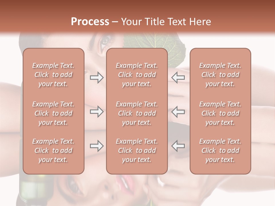 Care Natural Woman PowerPoint Template