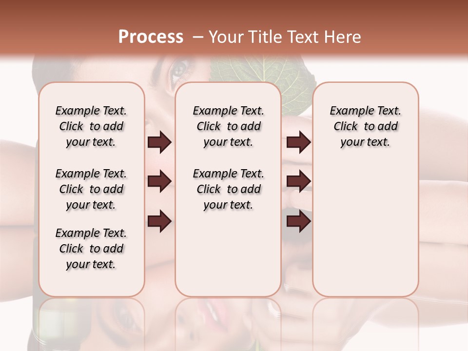 Care Natural Woman PowerPoint Template