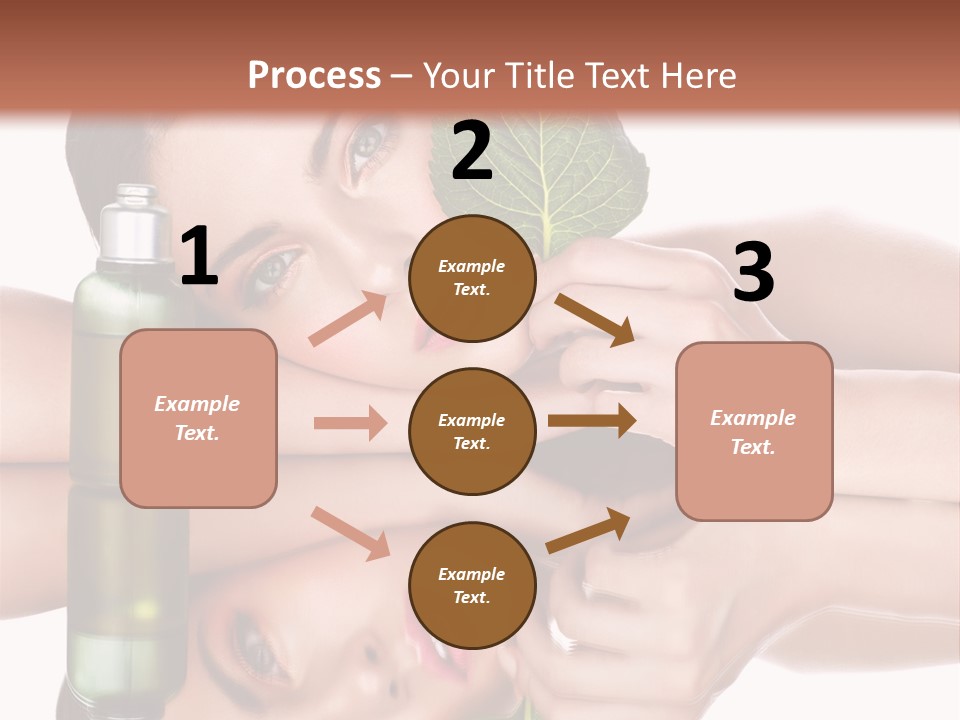 Care Natural Woman PowerPoint Template