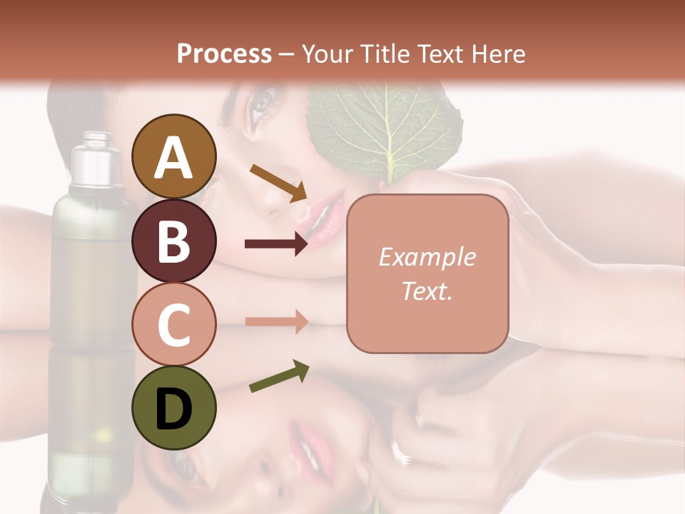 Care Natural Woman PowerPoint Template