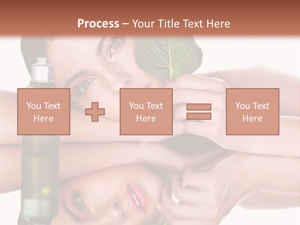Care Natural Woman PowerPoint Template