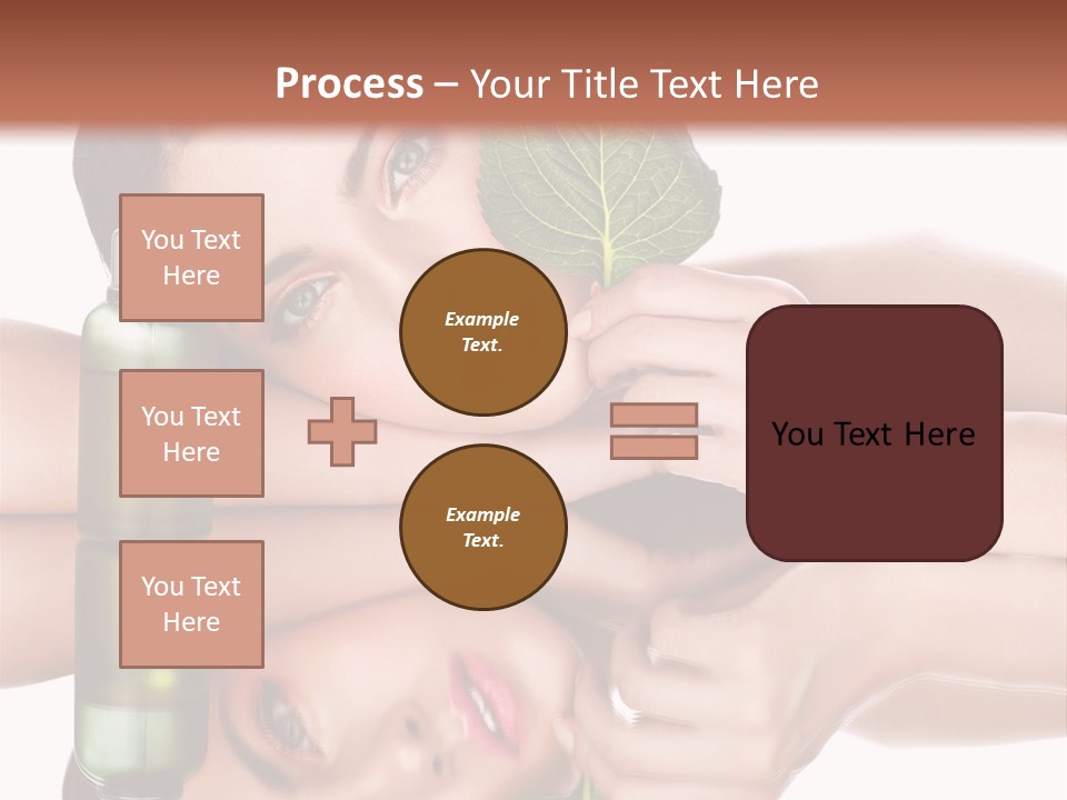 Care Natural Woman PowerPoint Template