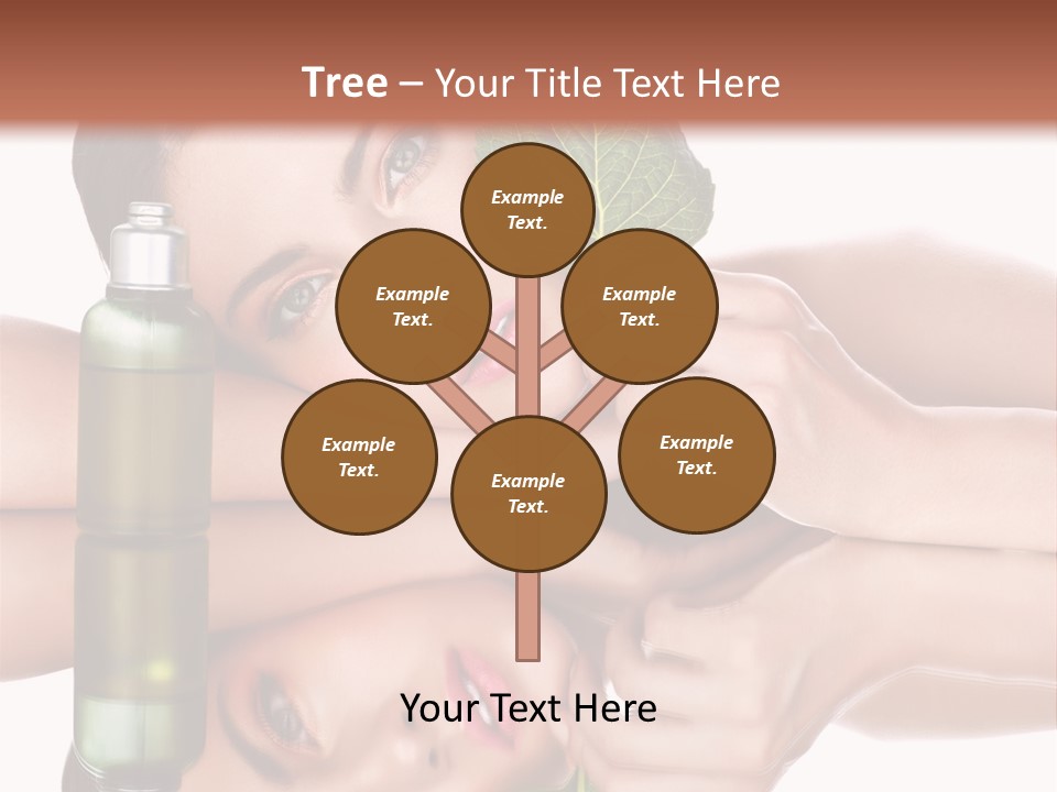 Care Natural Woman PowerPoint Template