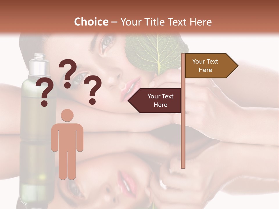 Care Natural Woman PowerPoint Template
