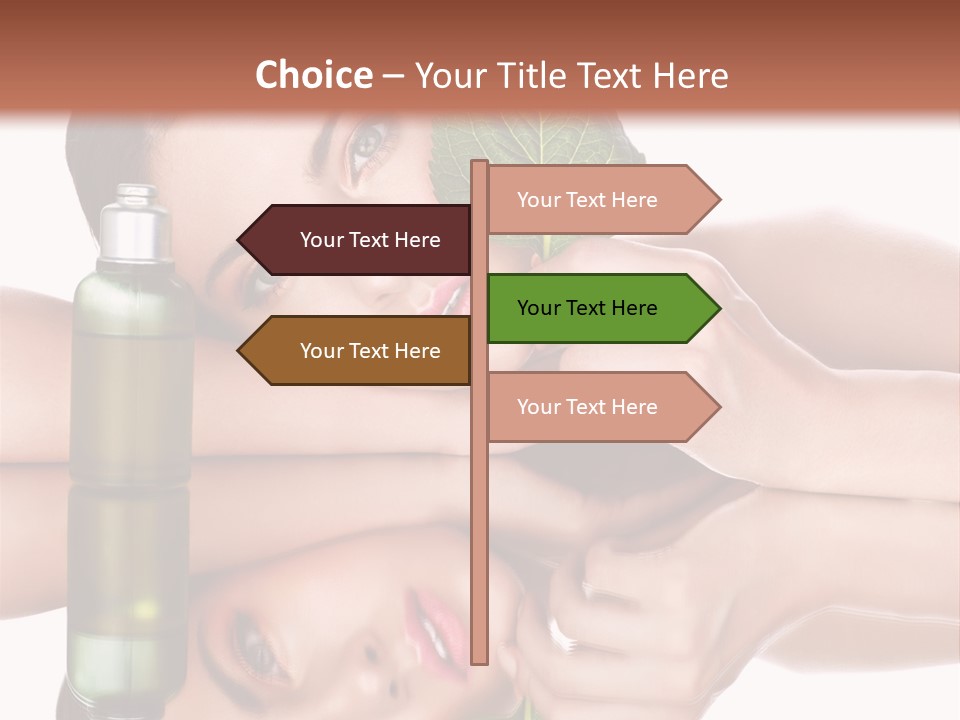 Care Natural Woman PowerPoint Template