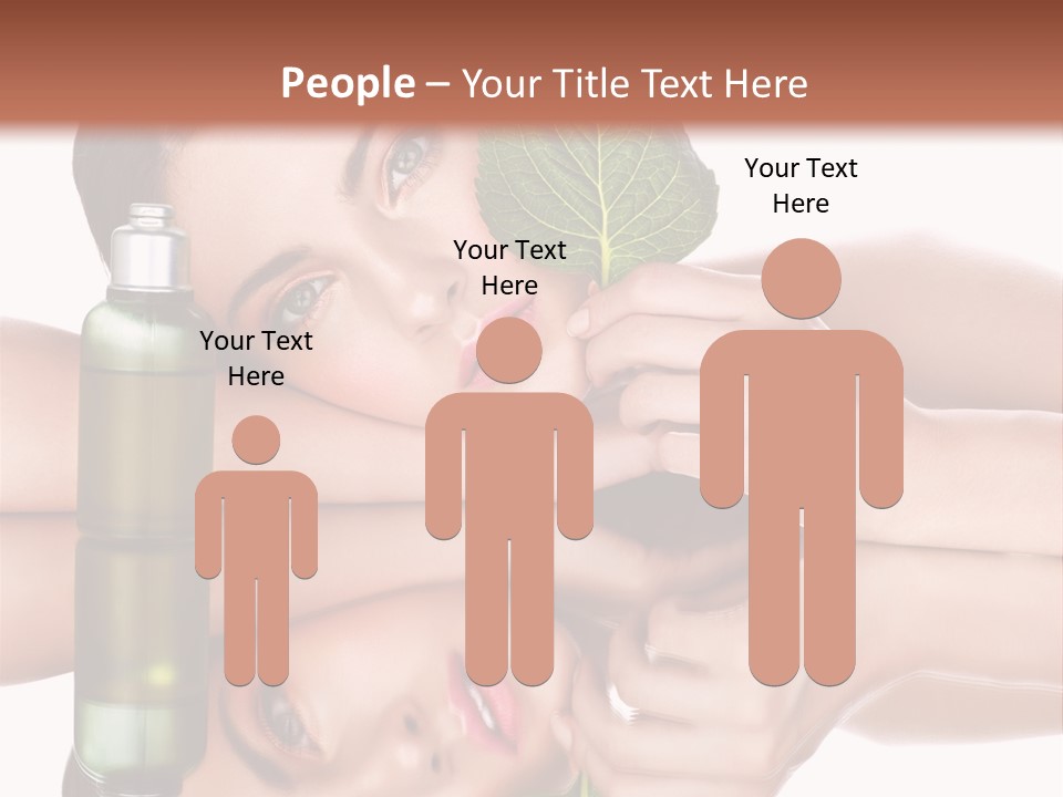 Care Natural Woman PowerPoint Template