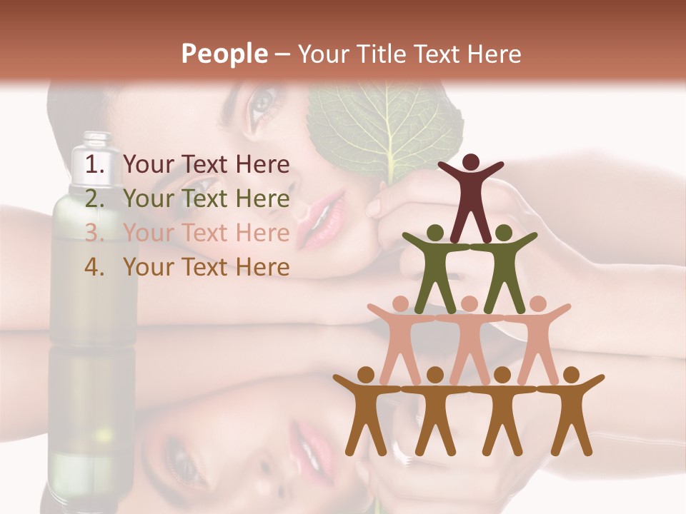 Care Natural Woman PowerPoint Template