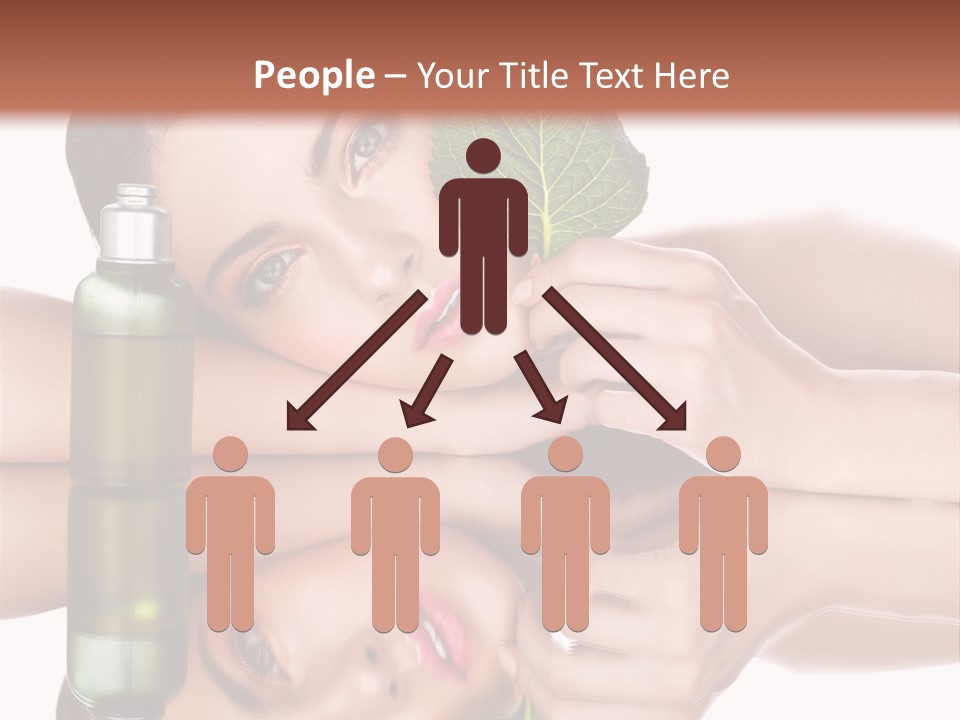 Care Natural Woman PowerPoint Template