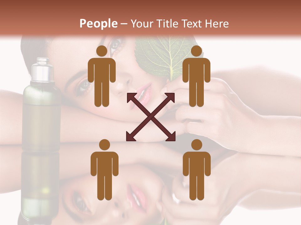 Care Natural Woman PowerPoint Template