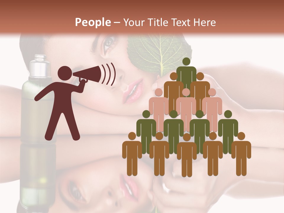 Care Natural Woman PowerPoint Template