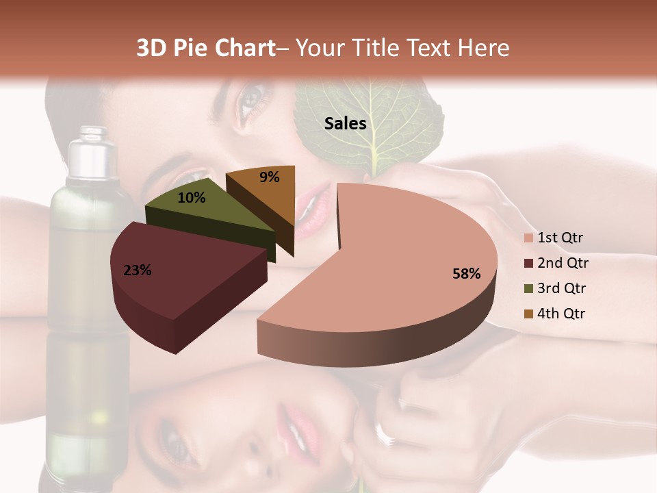 Care Natural Woman PowerPoint Template