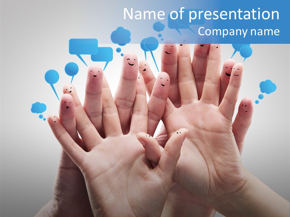 United Network Friend PowerPoint Template