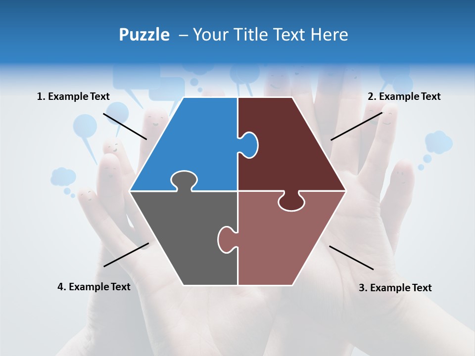 United Network Friend PowerPoint Template