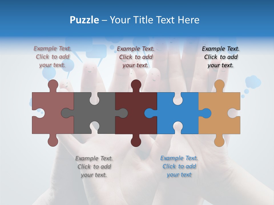 United Network Friend PowerPoint Template