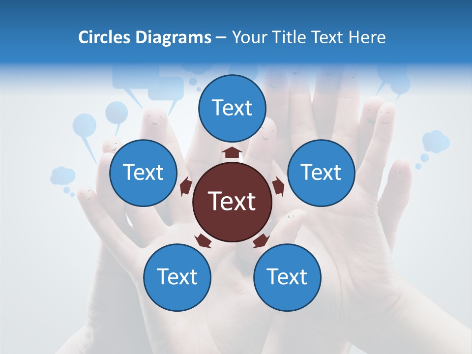 United Network Friend PowerPoint Template